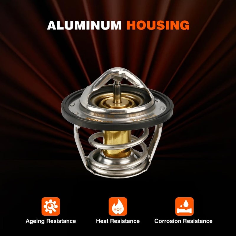 Techie Engine Thermostat 131-158 12622410 Compatible with GMC Terrain 2010-2017,for Chevy Captiva Sport,Cavalier,Equinox,for Saturn 2007-2009 Aura,for Saab 9-3 2005-2007,for Buick Regal 2011-2017 - Image 5